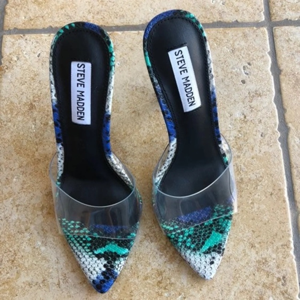 NEW Steve Madden Feisty Heels Mule - Picture 4 of 9
